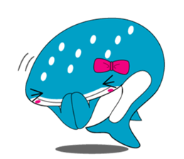Cutie Whale shark sticker #6114103