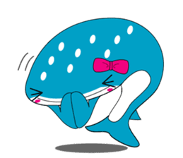 Cutie Whale shark sticker #6114103