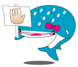 Cutie Whale shark sticker #6114105
