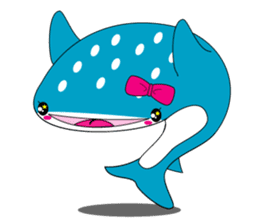 Cutie Whale shark sticker #6114109