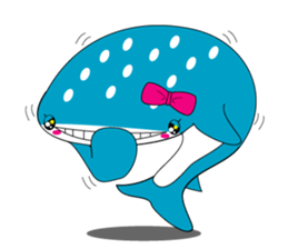 Cutie Whale shark sticker #6114110