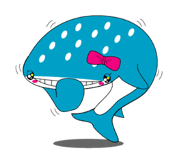 Cutie Whale shark sticker #6114110