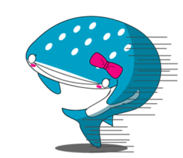 Cutie Whale shark sticker #6114111