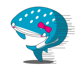 Cutie Whale shark sticker #6114111