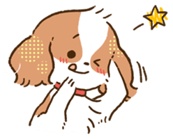 soft and fluffy dog Kewpie 2 sticker #6114514