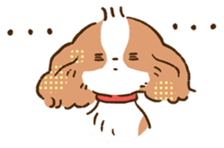 soft and fluffy dog Kewpie 2 sticker #6114518
