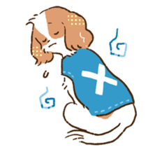 soft and fluffy dog Kewpie 2 sticker #6114521