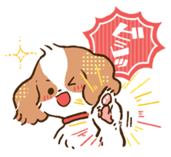 soft and fluffy dog Kewpie 2 sticker #6114523