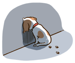 soft and fluffy dog Kewpie 2 sticker #6114527