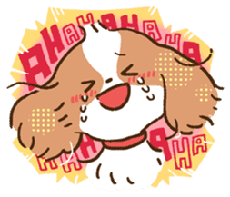 soft and fluffy dog Kewpie 2 sticker #6114533