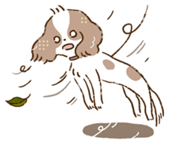 soft and fluffy dog Kewpie 2 sticker #6114549
