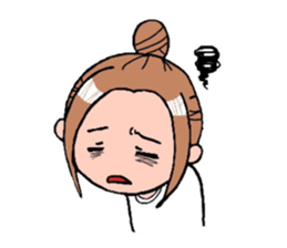 A cheerful girl sticker #6114568