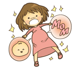 Happy Maternity Sticker sticker #6114656