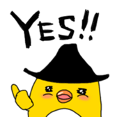 Yellow Penguin sticker #6115011