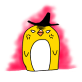 Yellow Penguin sticker #6115025