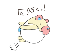 EGG BEAR 1 sticker #6115275