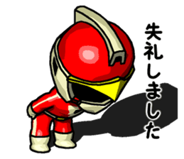 Sticker of Red Hero sticker #6115400