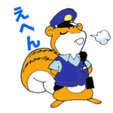 Porisu the policeman sticker #6115833