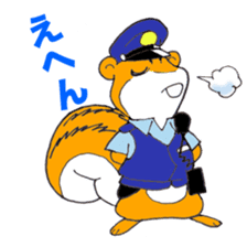 Porisu the policeman sticker #6115833