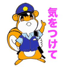 Porisu the policeman sticker #6115834