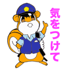 Porisu the policeman sticker #6115834