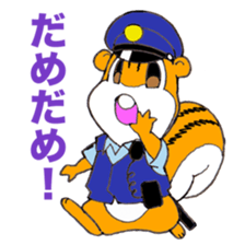 Porisu the policeman sticker #6115836