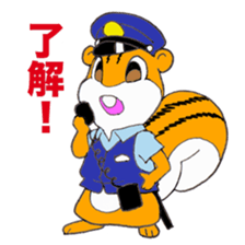 Porisu the policeman sticker #6115839