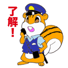 Porisu the policeman sticker #6115839