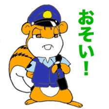 Porisu the policeman sticker #6115844