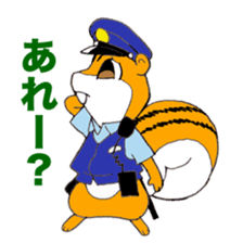 Porisu the policeman sticker #6115849