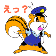Porisu the policeman sticker #6115850
