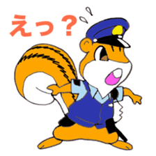 Porisu the policeman sticker #6115850