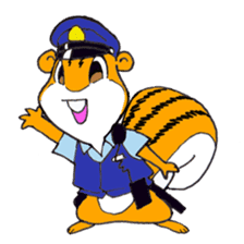 Porisu the policeman sticker #6115857