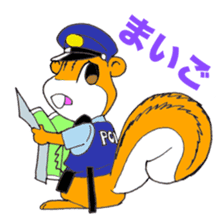Porisu the policeman sticker #6115858