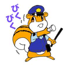 Porisu the policeman sticker #6115859