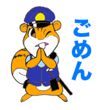 Porisu the policeman sticker #6115862
