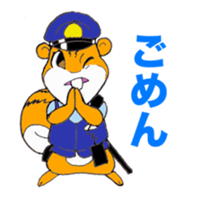 Porisu the policeman sticker #6115862