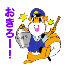 Porisu the policeman sticker #6115863