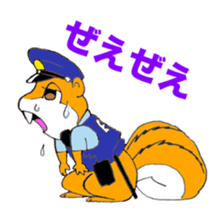 Porisu the policeman sticker #6115864