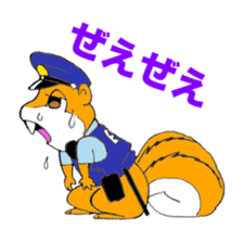 Porisu the policeman sticker #6115864