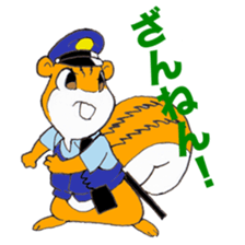 Porisu the policeman sticker #6115865