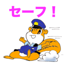 Porisu the policeman sticker #6115867