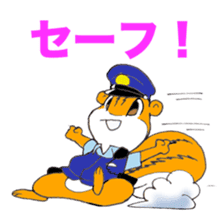 Porisu the policeman sticker #6115867
