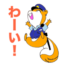 Porisu the policeman sticker #6115869