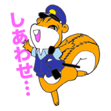 Porisu the policeman sticker #6115871