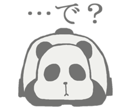 Lazy panda Sticker sticker #6115963