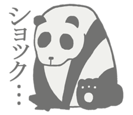 Lazy panda Sticker sticker #6115965