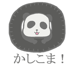 Lazy panda Sticker sticker #6115972