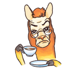 La la Llama sticker #6116040