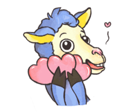 La la Llama sticker #6116055